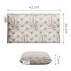 Almohadas De Viaje Viscoelásticas Bamboo (42 X 24cm) Don Descanso Blanco