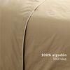 Funda De Edredón Algodón 180 Hilos Beig Don Descanso Beige  Cama 105