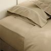 Sábana Bajera Ajustable Algodón 100% 180 Hilos Beig Don Descanso Beige  Cama 120