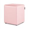 Puff Cubo Polipiel Rosa Pack 2 Unidades