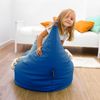 Puff Butaca Polipiel Indoor Azul Happers Infantil