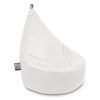 Puff Butaca Polipiel Indoor Blanco Happers Infantil