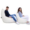 Puff Relax Polipiel  Blanco Infantil Happers