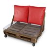 Cojín Multiusos Suelo O Respaldo O Asiento Para Palets Exterior Rojo Happers 60x60 (1 Unidad)