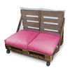 Cojín Multiusos Suelo O Respaldo O Asiento Para Palets Exterior Rosa Happers 60x60 (1 Unidad)