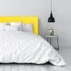 Cabecero De Cama Amarillo Tapizado 109x49x7 (cama 105)