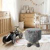 Taburete Infantil Hippo, Puff Y Reposapiés Para Niños De  Kids Única