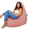 Puff Pera Relax Terciopelo Vintage Caldera Xl