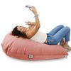 Puff Pera Relax Terciopelo Vintage Caldera Xl