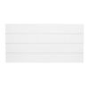 Cabecero Horizontal Recto Blanco Flandes 100x60cm - Madera Natural