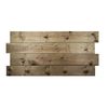 Cabecero Horizontal Asimétrico Madera Envejecido Flandes 100x60cm