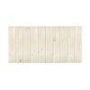 Cabecero  Vertical Recto Madera Natural Flandes 160x80cm -hecho A Mano