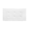 Cabecero Polipiel Botones Blanco 160x80cm - Cama 140/150