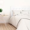 Cabecero Polipiel Pliegues Blanco 180x80cm - Cama 160/170