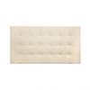 Cabecero Polipiel Pliegues Beige 180x80cm - Cama 160/170