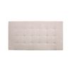 Cabecero Poliéster Pliegues Beige 90x80cm - Cama 80/90