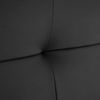 Cabecero Polipiel Pliegues Negro 200x80cm - Cama 180/190