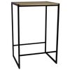 Mesa Alta Bar Icub - 60x70x107 Cm - Natural - Negro