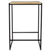 Mesa Alta Bar Icub - 60x70x107 Cm - Natural - Negro