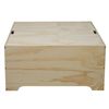 Mesa Auxiliar De Exterior Box Industrial 80x80x40cm