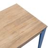 Mesa Lunds Estudio 140x60x75cm Azul Madera Efecto Vintage Estilo Industrial Box Furniture