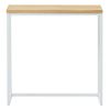 Consola Recibidor Icub Big Wood 120x35x80cm Blanca En Madera Maciza De Pino  Acabado Vintage Estilo Industrial Box Furniture con Ofertas en Carrefour