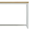 Banco Icub Eco Three 80x40x47cm Blanco En Madera Maciza De Pino Acabado Natural Estilo Nórdico Industrial Box Furniture