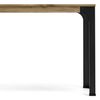 Mesa De Comedor Bristol 160x90x75m En Madera Maciza De Pino Acabado Vintage Estilo Industrial