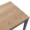 Consola Lunds 70x39x75cm Negra En Madera Maciza De Pino Acabado Vintage Estilo Industrial Box Furniture