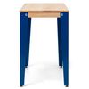 Consola Lunds 110x39x75cm Azul En Madera Maciza De Pino Acabado Natural Estilo Nórdico Industrial Box Furniture