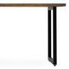 Mesa Oficina Icub Strong Eco 180x80x75cm Negra En Madera Maciza De Pino Acabado Vintage Estilo Industrial Box Furniture