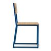 Silla Desmontable Oxford Eco Azul En Madera Maciza De Pino Acabado Natural Estilo Nórdico Industrial Box Furniture