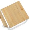 Pack 2ud. Sillas Desmontables Oxford Eco Blanca En Madera Maciza De Pino Acabado Natural Estilo Nórdico Industrial Box Furniture