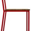 Pack 2uds. Sillas Desmontables Oxford Eco Roja En Madera Maciza De Pino Acabado Vintage Estilo Industrial Box Furniture