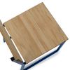 Pack 2ud. Silla Desmontable Oxford Eco Azul En Madera Maciza De Pino Acabado Vintage Estilo Industrial Box Furniture