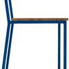 Pack 2ud. Silla Desmontable Oxford Eco Azul En Madera Maciza De Pino Acabado Vintage Estilo Industrial Box Furniture