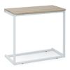 Mesita De Ordenador Sofá Eco 36x70x63cm Blanca En Madera Maciza De Pino Acabado Natural Estilo Nórdico Industrial Box Furniture