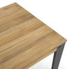 Mesa Lunds Alta 120x60x108cm Fume En Madera Maciza De Pino Acabado Vintage Estilo Industrial Box Furniture