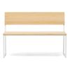 Banco Oxford Antivuelco 124x86x44cm Color Blanco Acabado Natural Estilo Nórdico Industrial Box Furniture