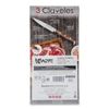 3 Claveles Wagyu - Set De 4 Cuchillos Chuleteros 11.5 Cm En Acero Inoxidable