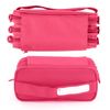 Colepack23 - Estuche Triple De 3 Cremalleras Con Material Escolar Incluido. Fucsia