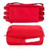 Colepack23 - Estuche Triple De 3 Cremalleras Con Material Escolar Incluido. Rojo