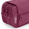 Colepack23 - Estuche Triple De 3 Cremalleras Con Material Escolar Incluido. Morado