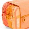 Colepack Blush - Estuche Triple De 3 Cremalleras Y Material Escolar Incluido. Naranja