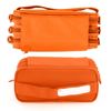 Colepack23 - Estuche Triple De 3 Cremalleras Con Material Escolar Incluido. Naranja