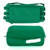 Colepack23 - Estuche Triple De 3 Cremalleras Con Material Escolar Incluido. Verde