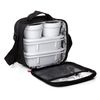 Tatay Urban Food Casual - Set De 2 Bolsas Térmicas Porta Alimentos Con Recipientes. Negro