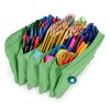 Colepack Bitsbobs - Estuche Escolar Cuádruple De 4 Cremalleras Y Material Incluido. Menta