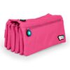 Colepack Bitsbobs - Estuche Escolar Cuádruple De 4 Cremalleras Y Material Incluido. Rosa