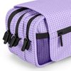 Colepack Kuru22 - Estuche Triple De 3 Cremalleras Con Material Escolar Incluido. Lavanda